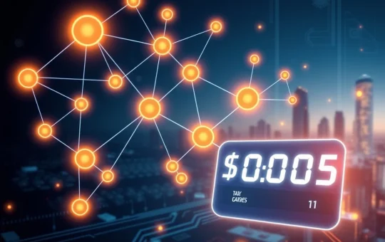 BlockDAG presale final phase countdown and network technology visualization for cryptocurrency investors.