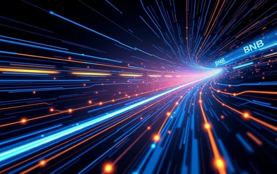 BNB Smart Chain Fermi hard fork enabling ultra-fast blockchain transactions and network performance