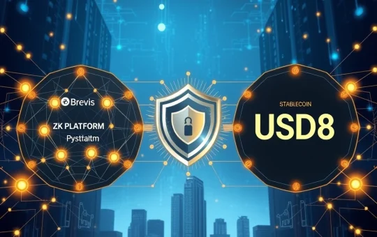 Brevis and USD8 partnership creates decentralized insurance system using zero-knowledge proofs for DeFi protection