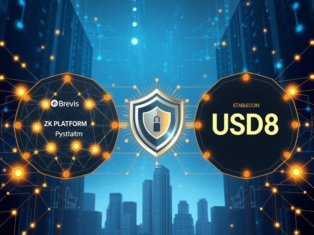 Brevis and USD8 partnership creates decentralized insurance system using zero-knowledge proofs for DeFi protection