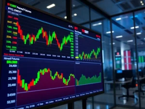 Professional analysis of BTC perpetual futures long-short ratios showing balanced market positioning across exchanges