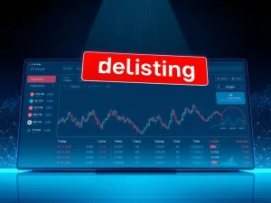 Bybit exchange delisting announcement for MEMEFI and other USDT trading pairs