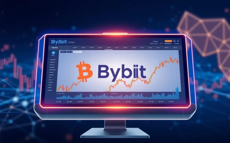 Bybit exchange interface displaying USAT/USDT trading pair with real-time cryptocurrency market data