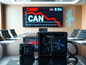 Canaan Nasdaq delisting warning highlights stock price crisis for crypto mining hardware maker.