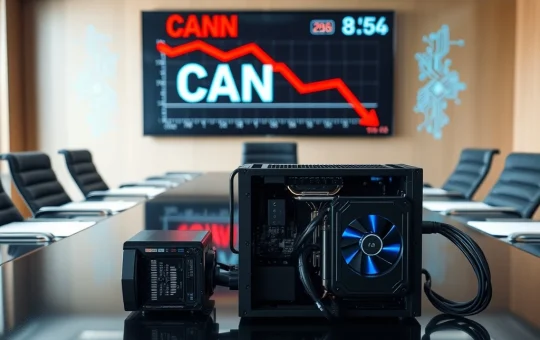 Canaan Nasdaq delisting warning highlights stock price crisis for crypto mining hardware maker.