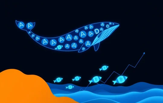 Cardano whales accumulating ADA tokens while retail investors sell, indicating potential cryptocurrency market rebound