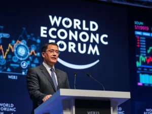 CertiK CEO discusses blockchain security company's $2B valuation and potential public listing at Davos forum