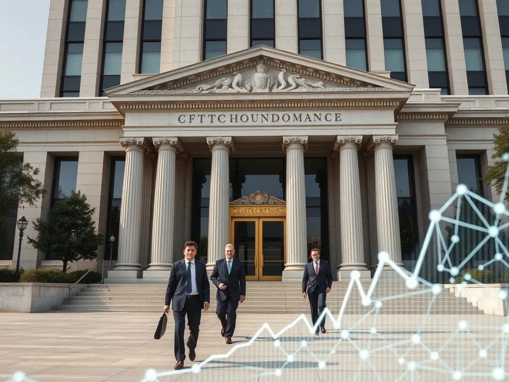 CFTC headquarters symbolizing the agency's crucial move to appoint a cryptocurrency litigation specialist as senior counsel.