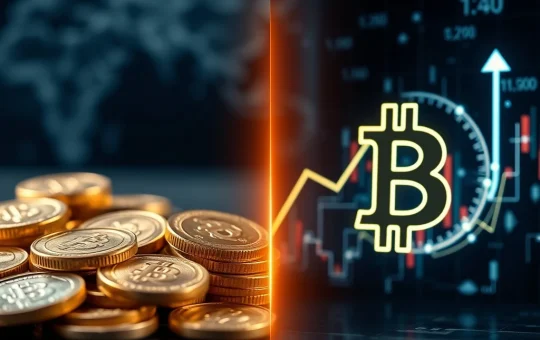 Changpeng Zhao's analysis comparing gold volatility to the early stage of cryptocurrency markets.