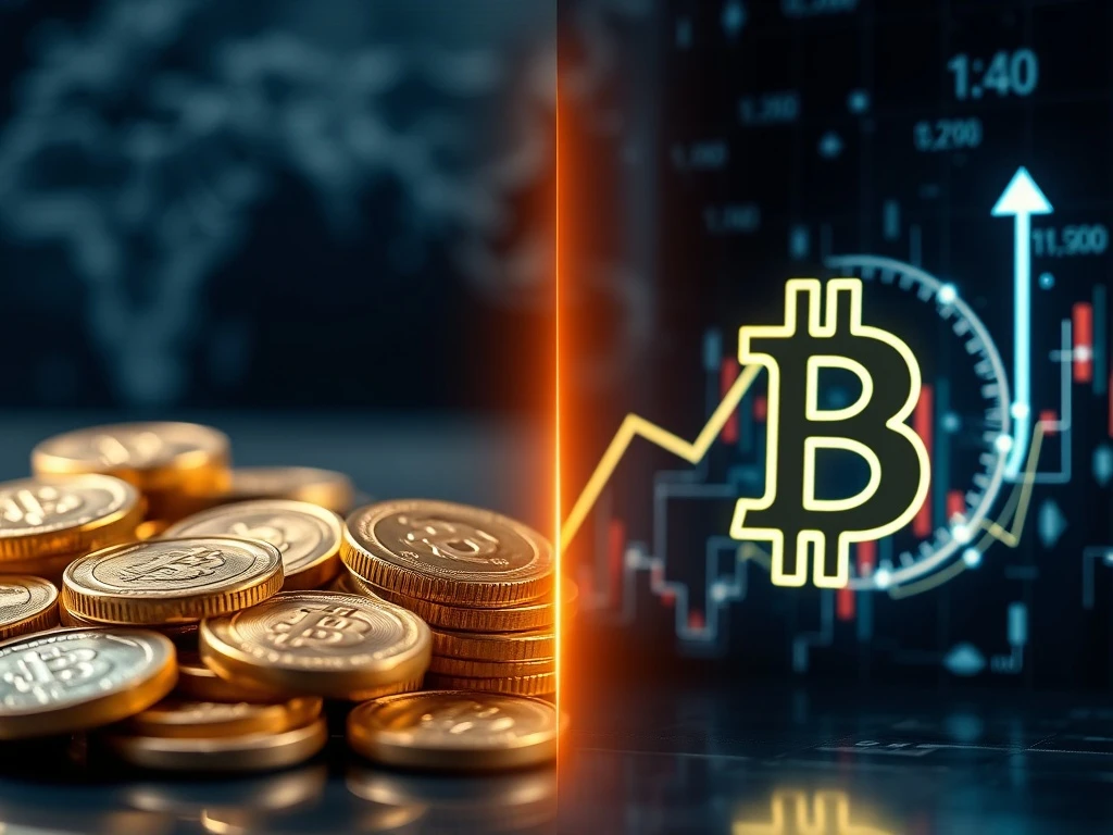 Changpeng Zhao's analysis comparing gold volatility to the early stage of cryptocurrency markets.