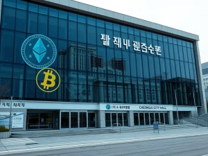 Cheongju South Korea sells seized cryptocurrency from tax delinquents in a landmark enforcement action.