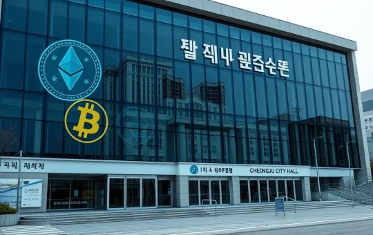 Cheongju South Korea sells seized cryptocurrency from tax delinquents in a landmark enforcement action.