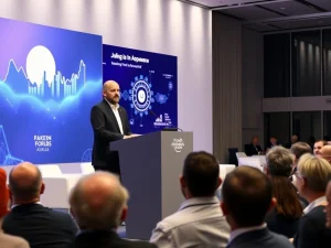 Circle CEO Jeremy Allaire defends stablecoins against banking fears at Davos 2026 conference
