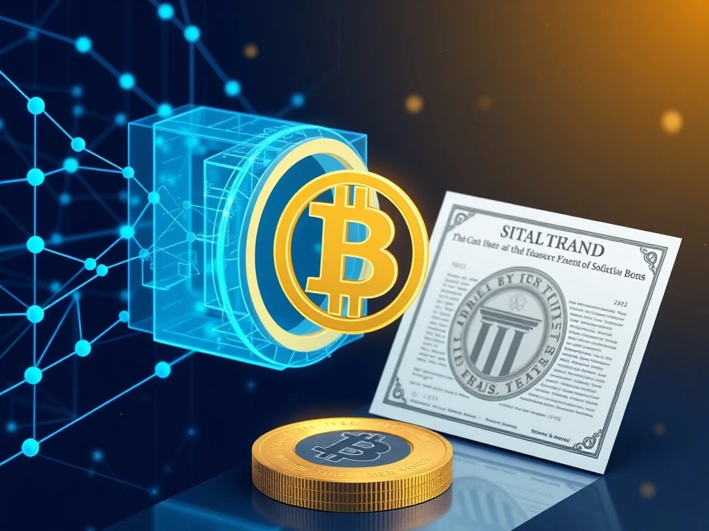 Citrea ctUSD stablecoin bridging Bitcoin blockchain technology with U.S. Treasury security