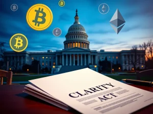 CLARITY Act legislative uncertainty over cryptocurrency regulation in the U.S. Capitol
