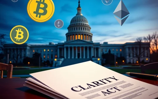 CLARITY Act legislative uncertainty over cryptocurrency regulation in the U.S. Capitol