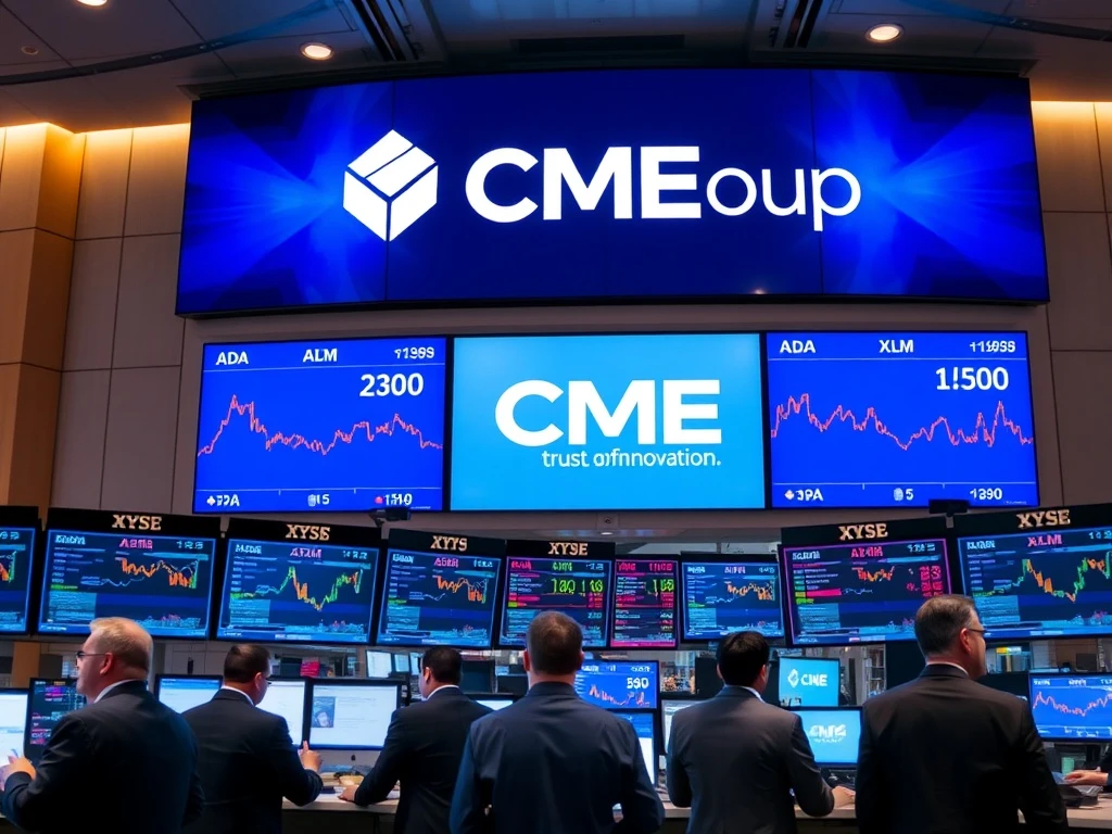 CME Group launches new Cardano, Chainlink, and Stellar futures contracts for institutional traders.