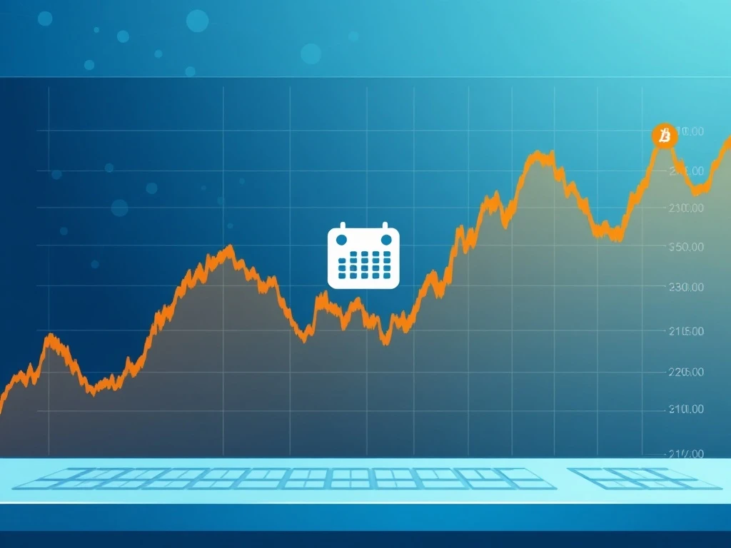 Illustration of a CME Bitcoin futures price gap showing divergence from spot market over a weekend.