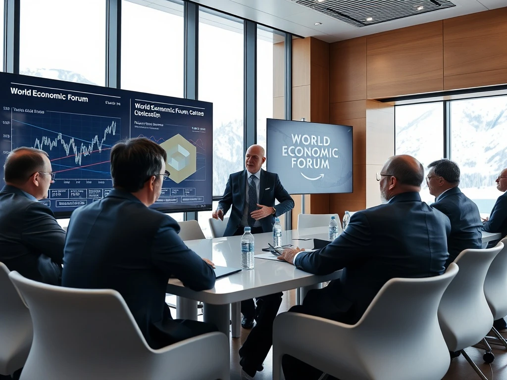 Coinbase CEO Brian Armstrong discusses US crypto bill with banking executives at Davos meeting
