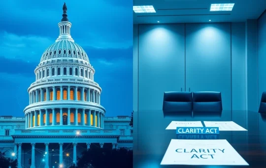 CLARITY Act legislative battle between Coinbase and White House over cryptocurrency regulation
