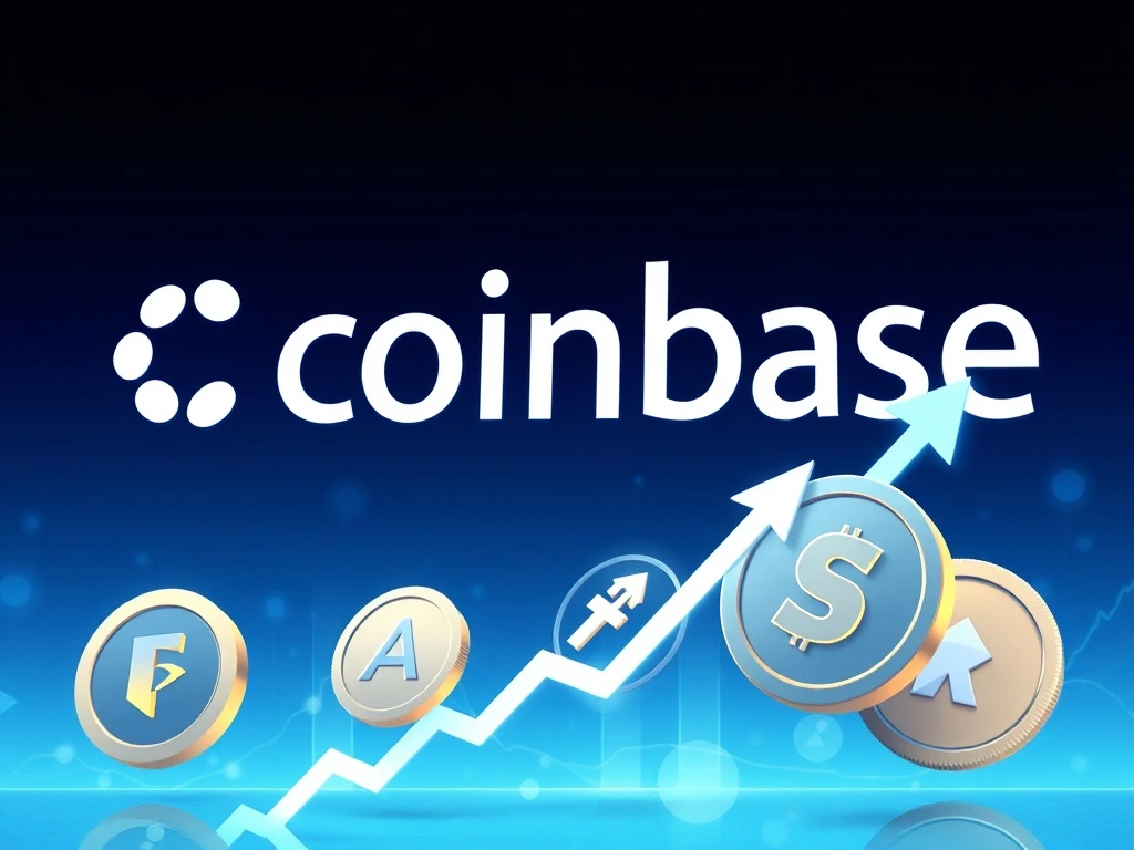 Coinbase exchange listing FIGHT and SENT tokens for USD spot trading pairs
