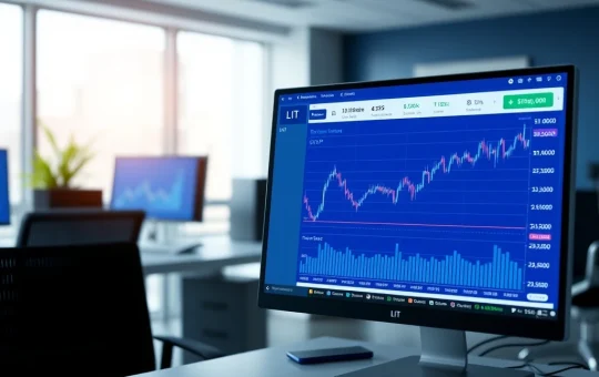 Coinbase exchange platform listing LIT perpetual futures for cryptocurrency derivatives trading