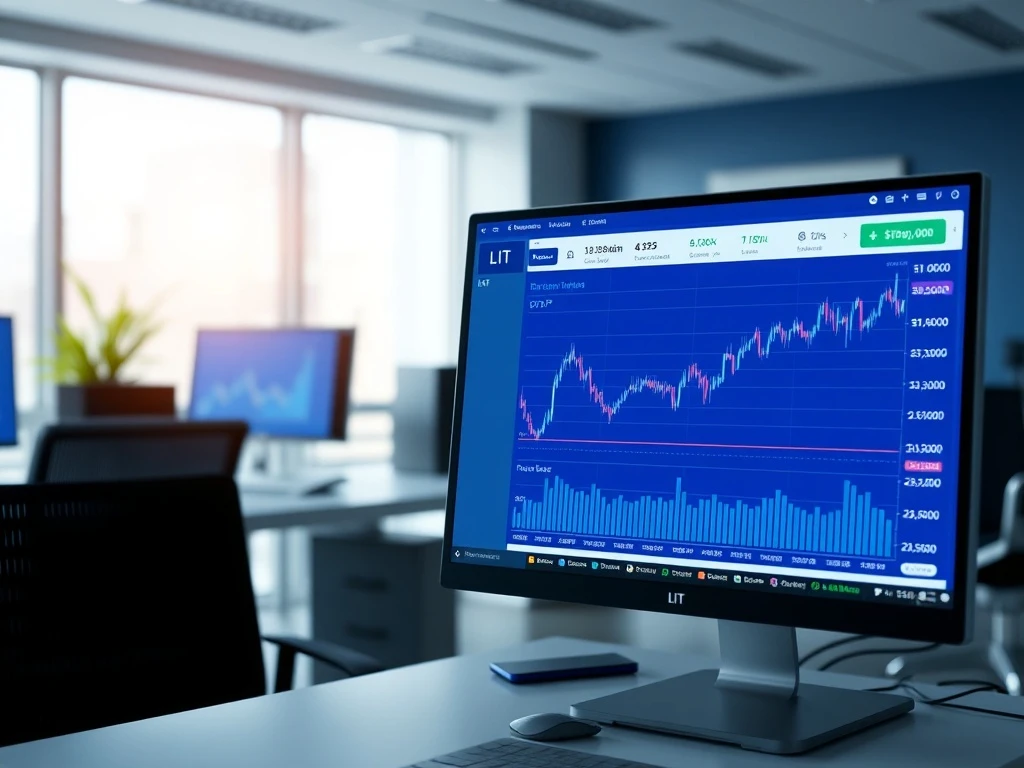 Coinbase exchange platform listing LIT perpetual futures for cryptocurrency derivatives trading
