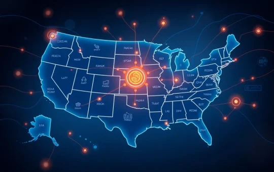 Coinbase expands its regulated prediction market service across the United States map.