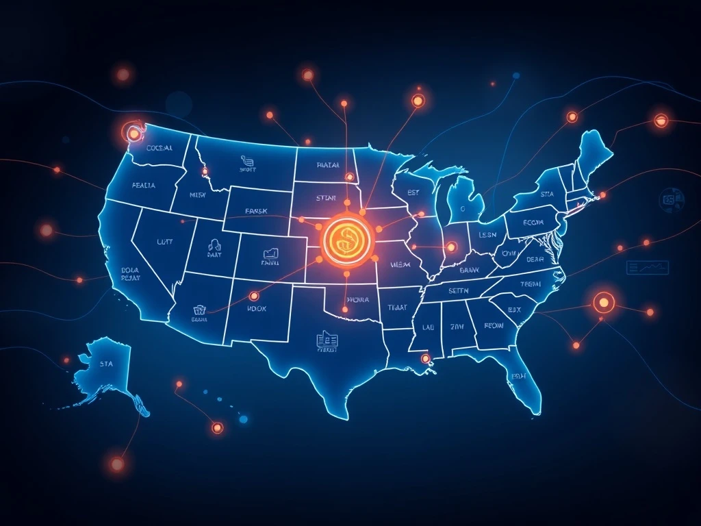 Coinbase expands its regulated prediction market service across the United States map.