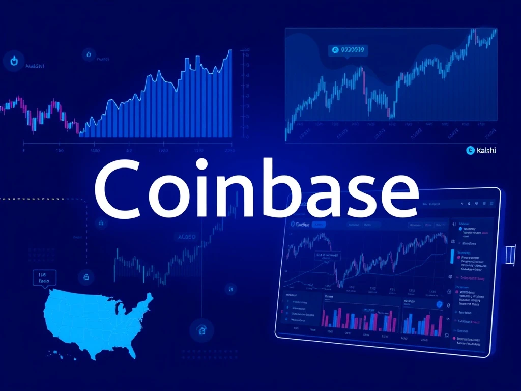 Coinbase launches regulated predictive markets with Kalshi across the United States.