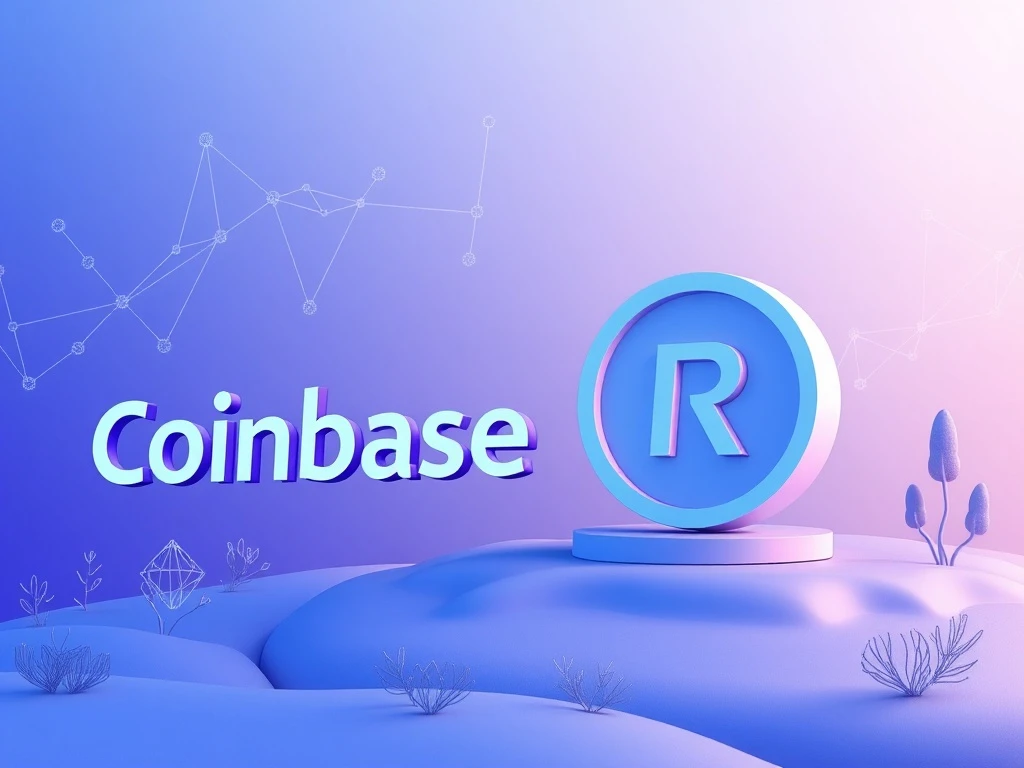 Coinbase exchange listing RAY cryptocurrency token from Solana blockchain ecosystem