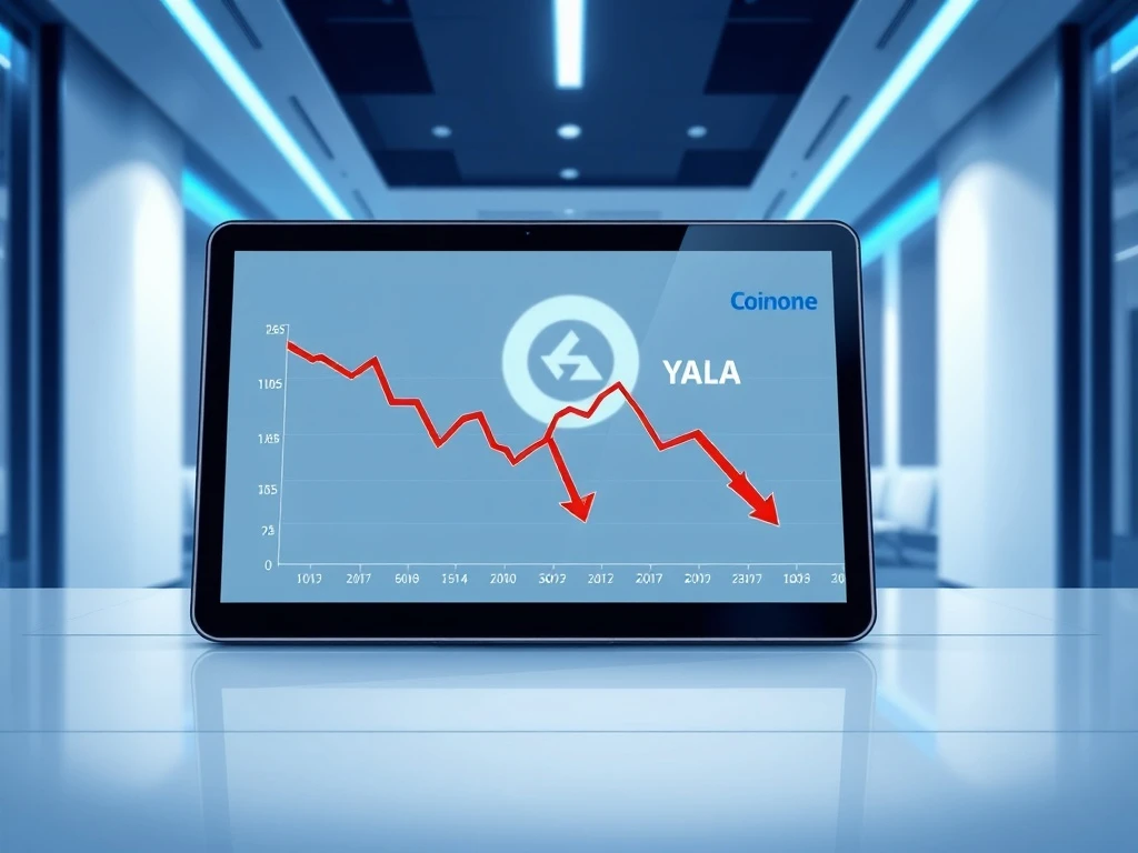 Coinone exchange delists YALA cryptocurrency token from South Korean trading platform