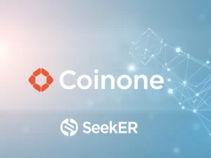 Coinone exchange lists Seeker SKR cryptocurrency for Korean Won trading, expanding digital asset market.