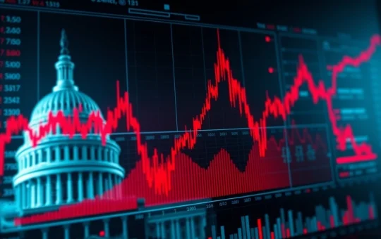 Crypto market crash analysis showing Bitcoin and Ethereum price drop due to Trump tariff threats and rising bond yields.