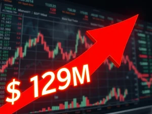 Analysis of the $129 million crypto futures liquidation event and its market impact.