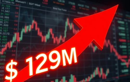 Analysis of the $129 million crypto futures liquidation event and its market impact.