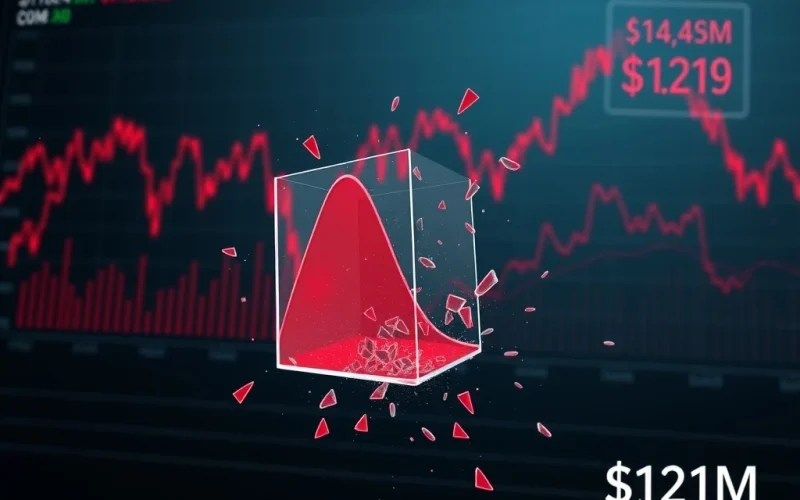 Analysis of $121 million in crypto futures liquidations causing market volatility.