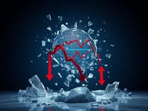 Crypto futures liquidation crisis showing market volatility and trading risks during price crash