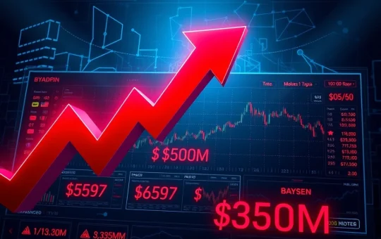 Crypto futures liquidations cause $350 million loss in volatile market conditions