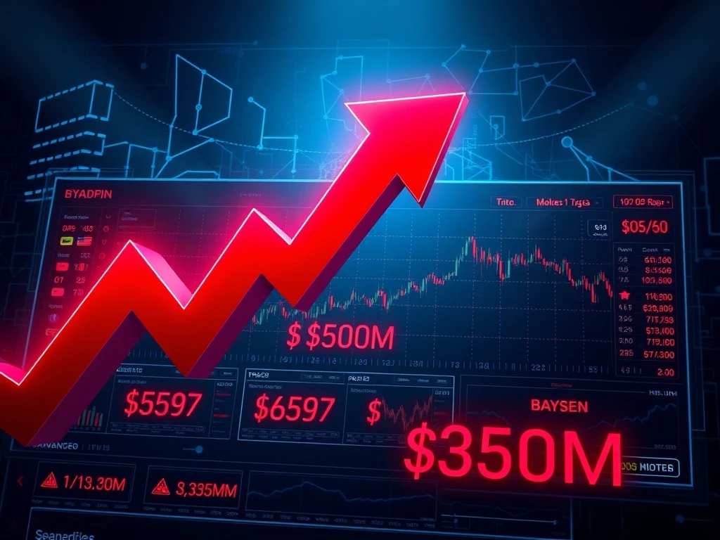 Crypto futures liquidations cause $350 million loss in volatile market conditions