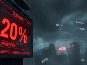 Massive crypto futures liquidations cause $471 million in forced position closures during market volatility.