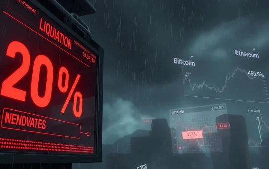 Massive crypto futures liquidations cause $471 million in forced position closures during market volatility.
