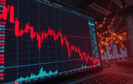 Analysis of the $235 million crypto futures liquidations event showing Bitcoin and Ethereum market stress.