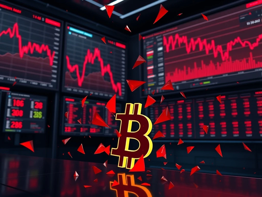 Digital dashboard visualizing the massive $216M cryptocurrency liquidation event and short squeeze across major markets.