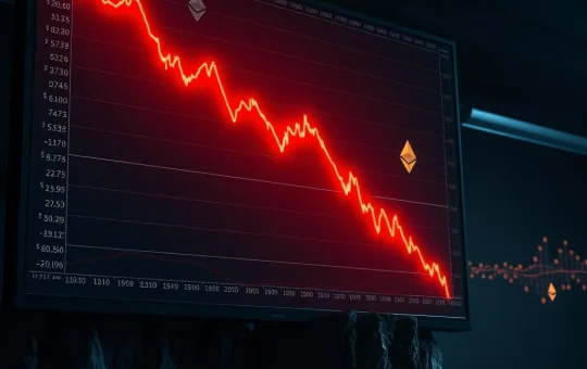 A chart showing the dramatic $150 billion cryptocurrency market cap crash on January 21.