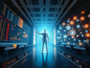 Illustration of the cryptocurrency market's structural transition from political hype to institutional fundamentals in 2025.