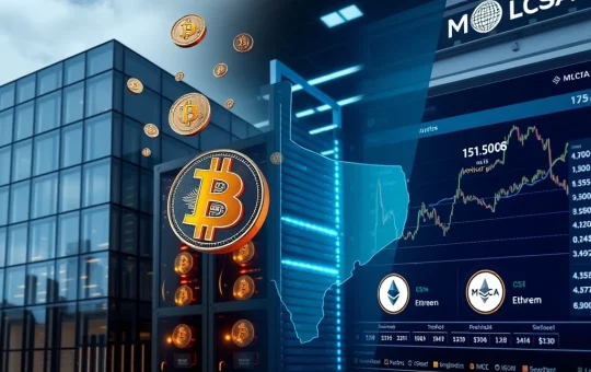 Daily cryptocurrency news analysis covering institutional adoption, Bitcoin mining expansion, and regulated crypto banking in Europe