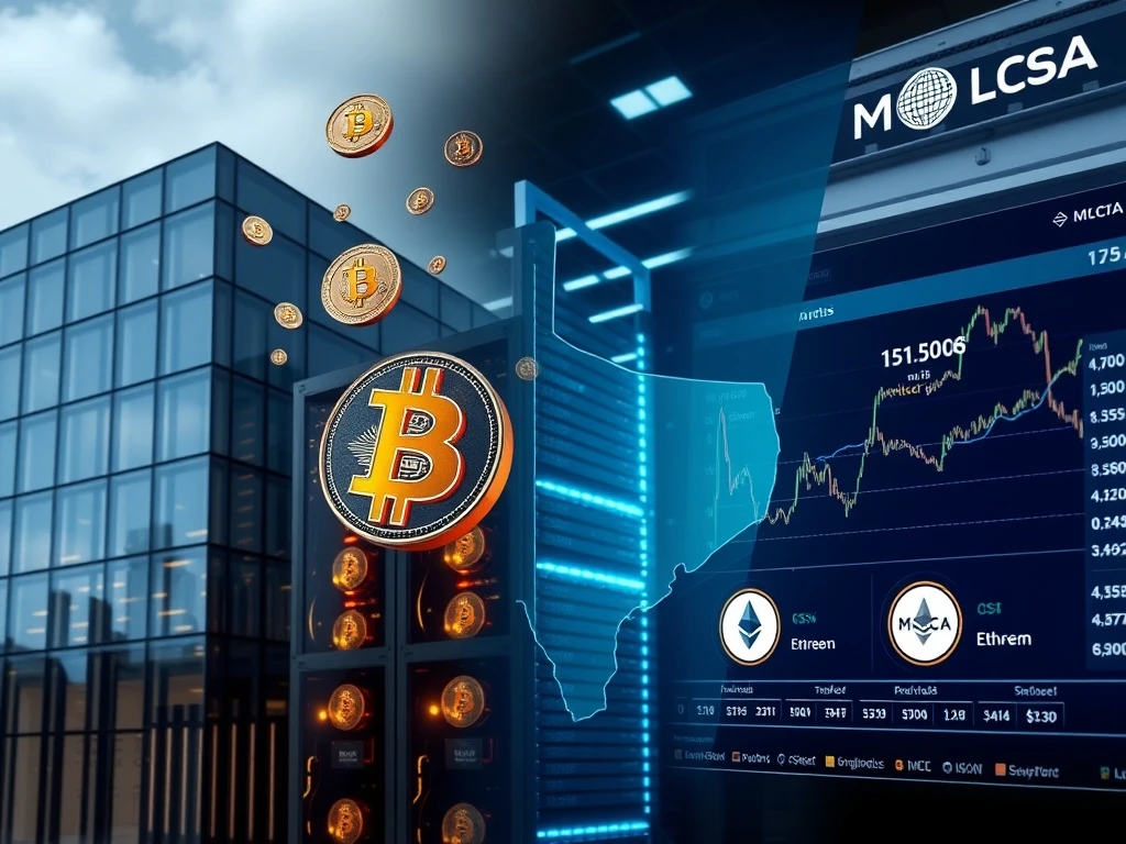 Daily cryptocurrency news analysis covering institutional adoption, Bitcoin mining expansion, and regulated crypto banking in Europe