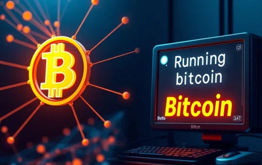 Today's cryptocurrency news coverage featuring Bitcoin network analysis and historical blockchain milestones