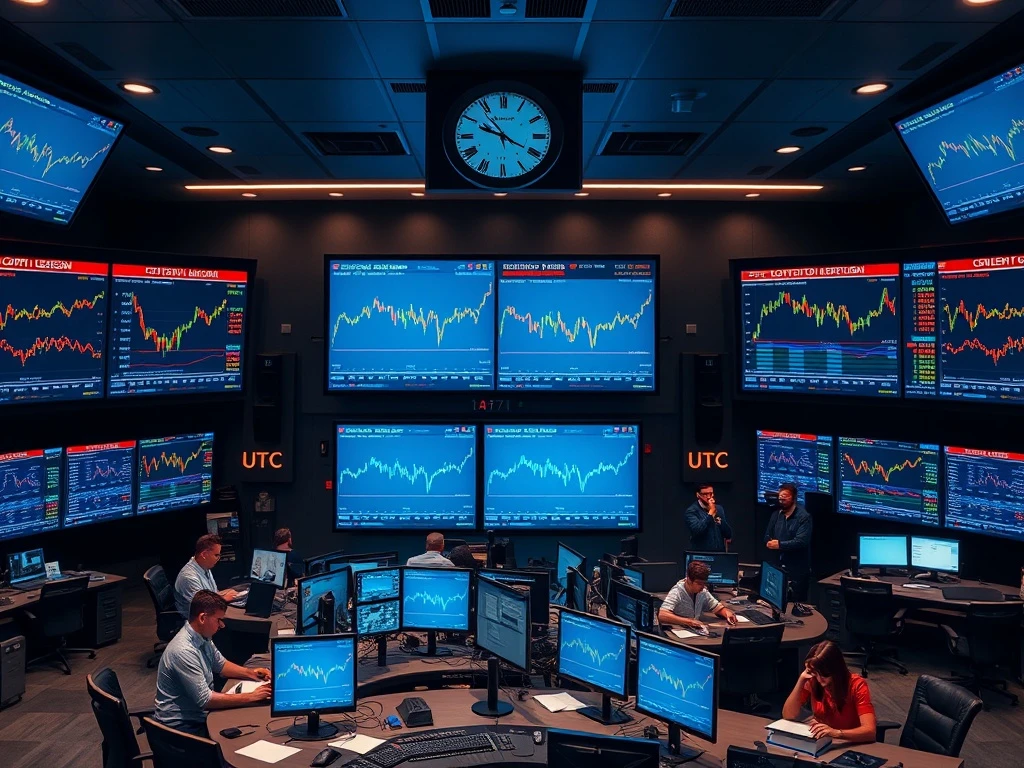 Crypto News Insights control room managing real-time cryptocurrency news service hours for global markets